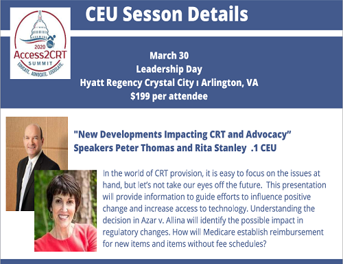 Back by popular demand – CEU sessions at this year’s advocacy summit