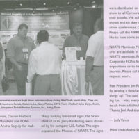MEDTrade 2001 NRRTS Booth