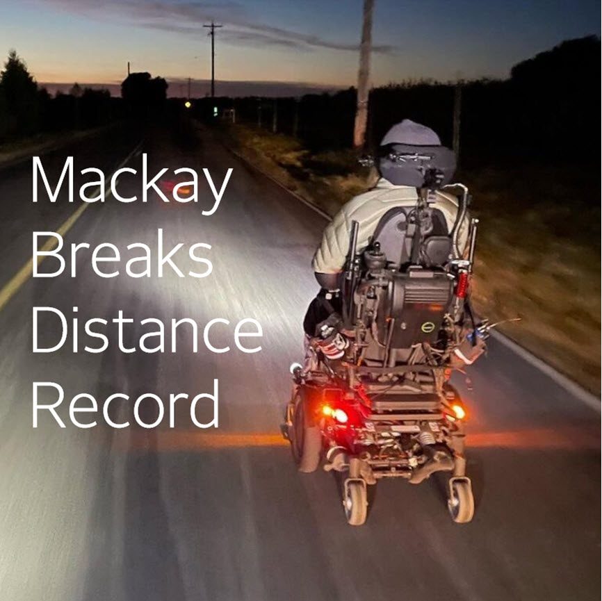 Mackay Breaks Distance Record