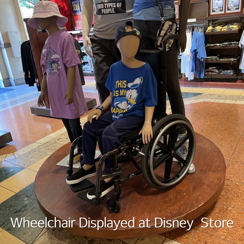 Wheelchair Displayed at Disney’s Hollywood Studios Store